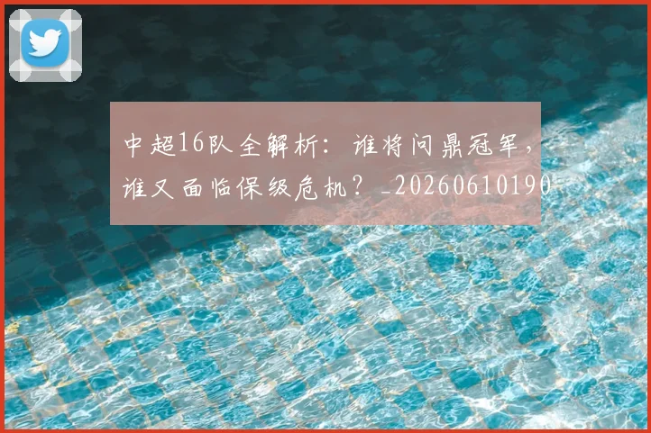 中超16队全解析：谁将问鼎冠军，谁又面临保级危机？_20260610190333